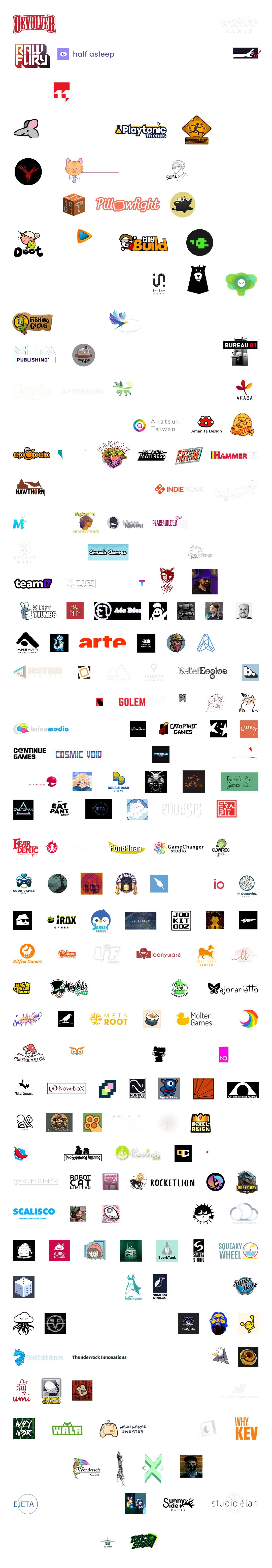 partners logo for games under 5 hours event